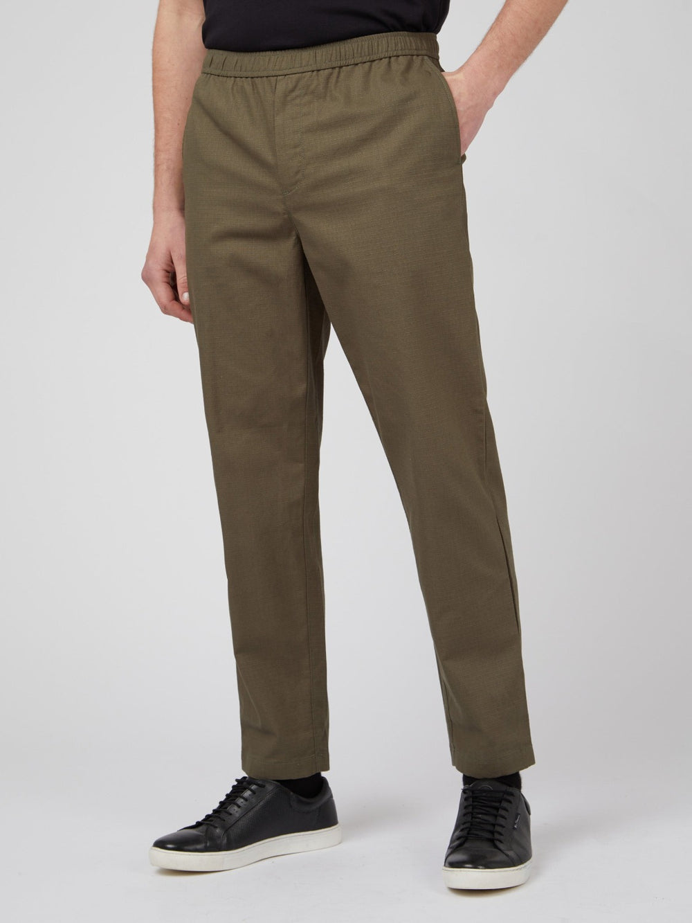 Ben Sherman Ripstop Casual Workwear Pants Green | AXTCB-1284