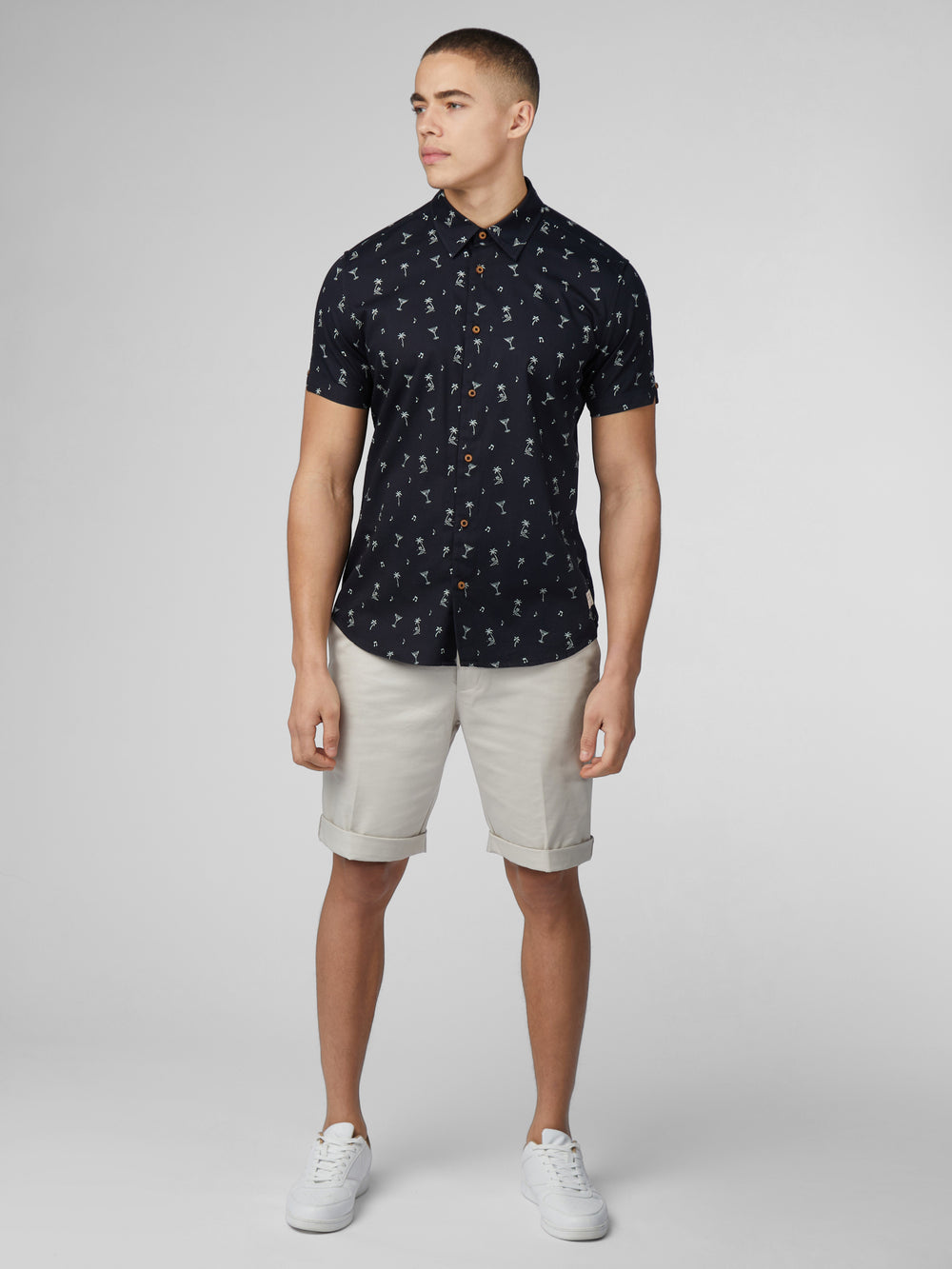 Ben Sherman Scattered Shirts Black | TUAYV-0972