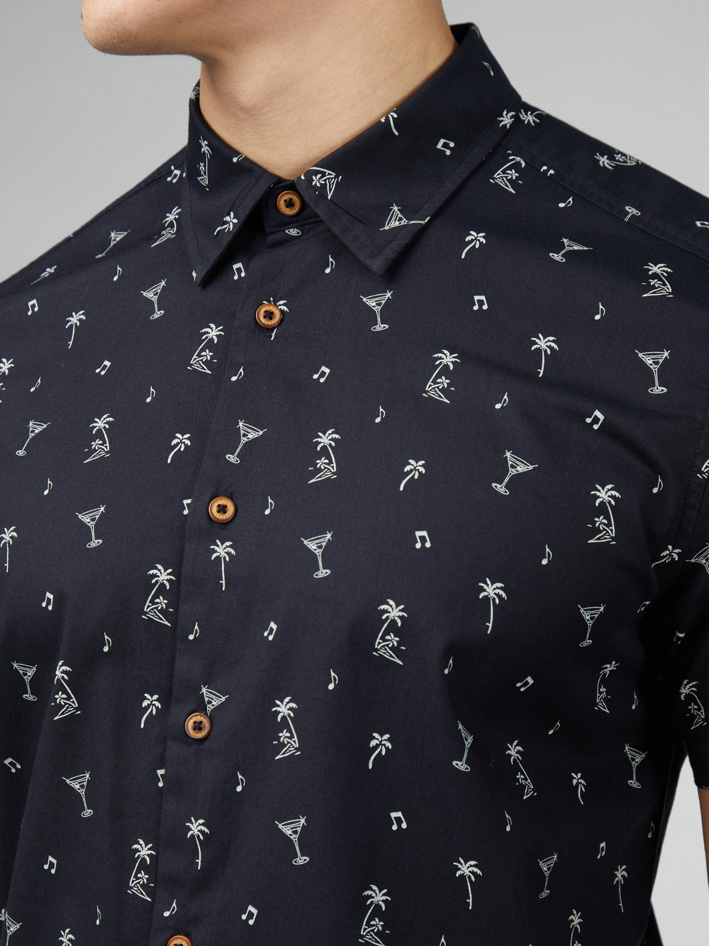 Ben Sherman Scattered Shirts Black | TUAYV-0972