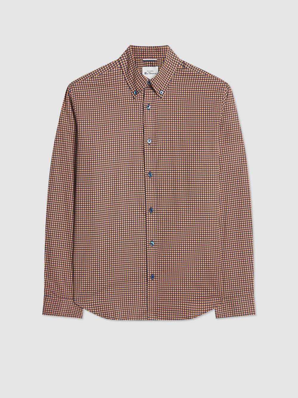 Ben Sherman Signature Chevron Shirts Orange | HVKOJ-1623