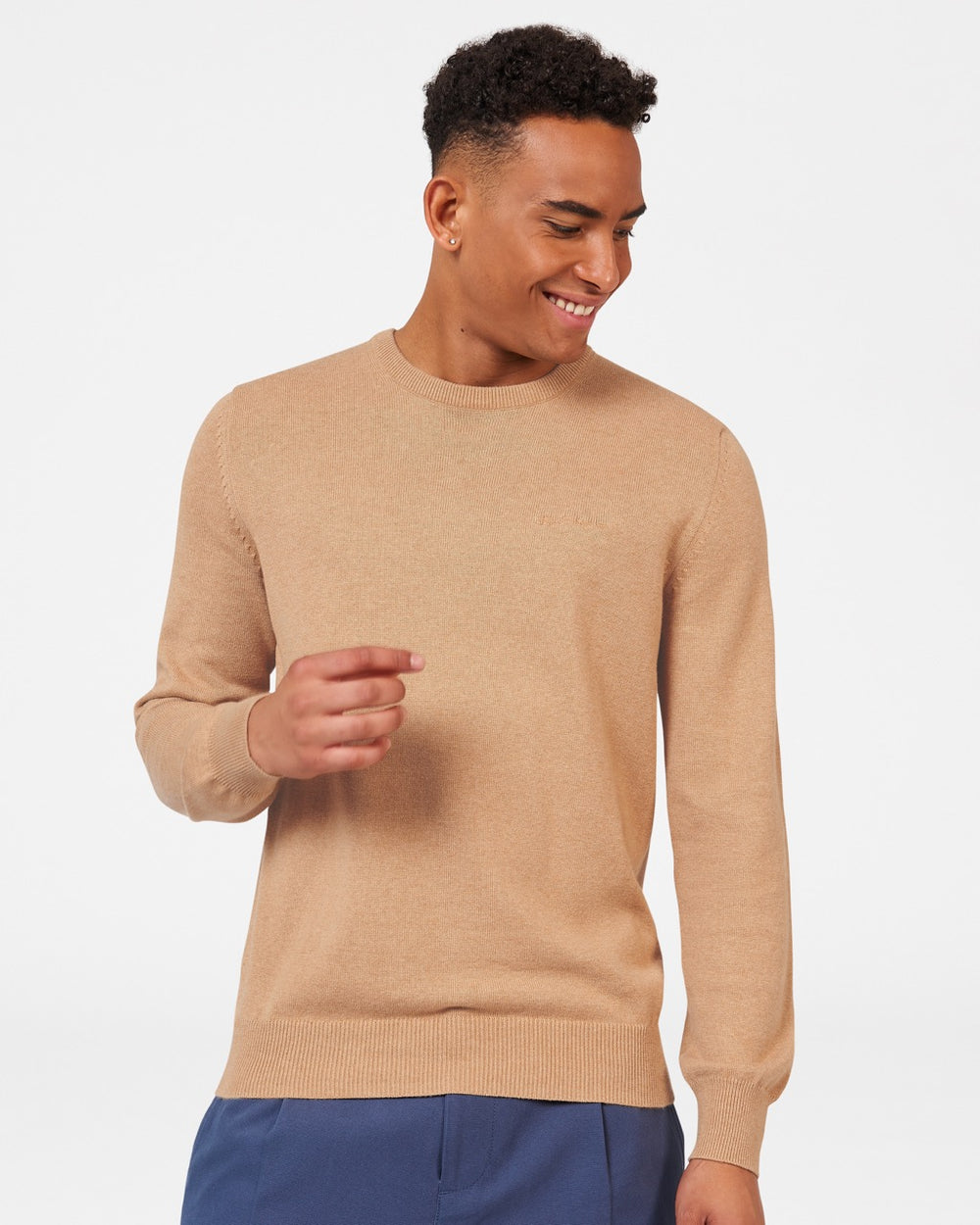 Ben Sherman Signature Crewneck Knitwear Grey | CTQML-2974