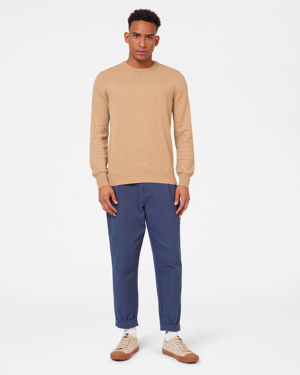 Ben Sherman Signature Crewneck Knitwear Grey | CTQML-2974