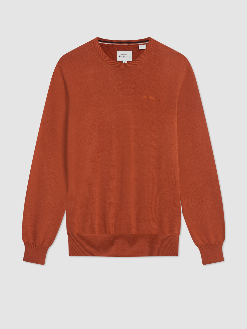 Ben Sherman Signature Crewneck Knitwear Orange | CABDE-5381