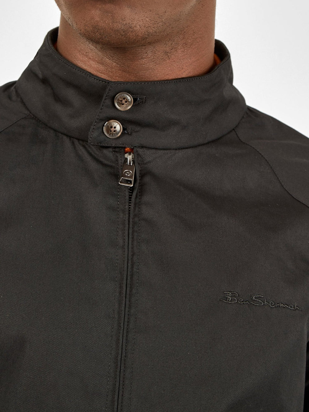 Ben Sherman Signature Harrington Jackets Black | IMTXB-6415