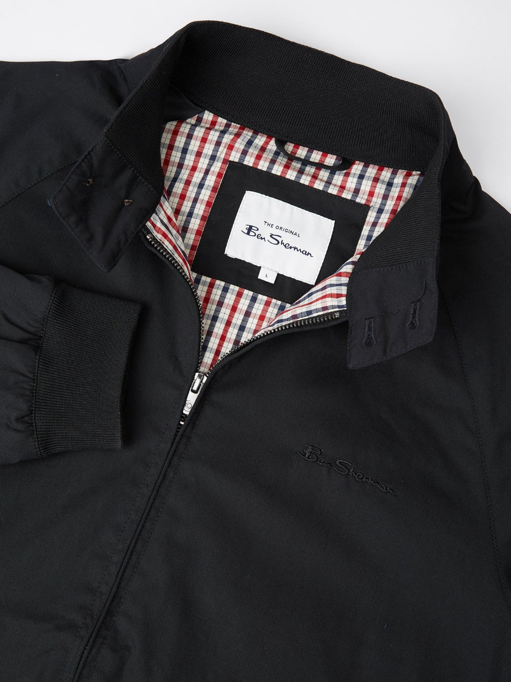 Ben Sherman Signature Harrington Jackets Black | IMTXB-6415