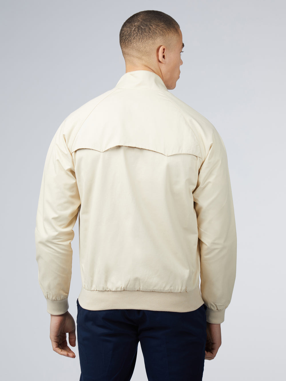 Ben Sherman Signature Harrington Jackets Cream | FYTAS-4023