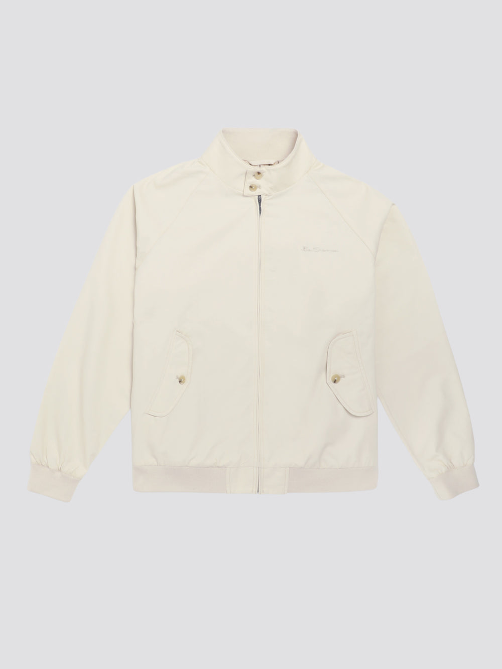 Ben Sherman Signature Harrington Jackets Cream | FYTAS-4023