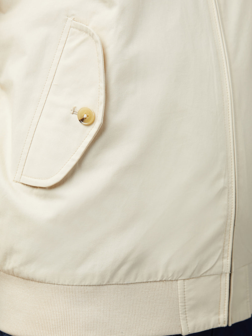 Ben Sherman Signature Harrington Jackets Cream | FYTAS-4023