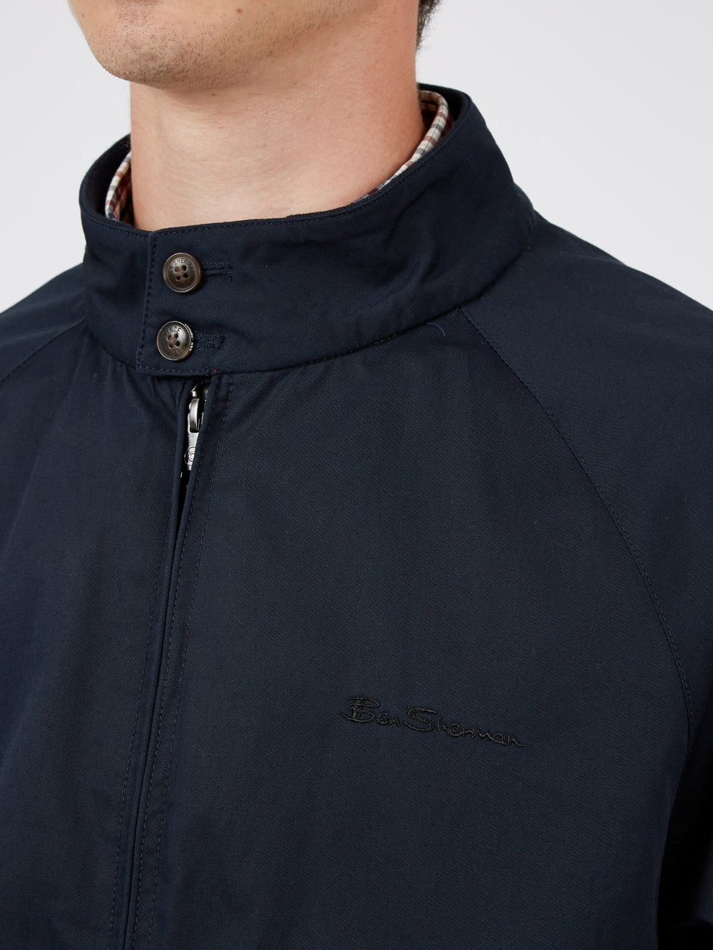 Ben Sherman Signature Harrington Jackets Navy | RAJWU-1805