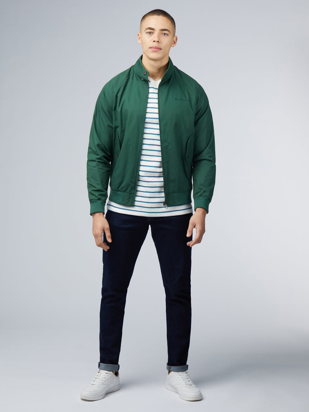 Ben Sherman Signature Harrington Jackets Green | XFNQL-2075