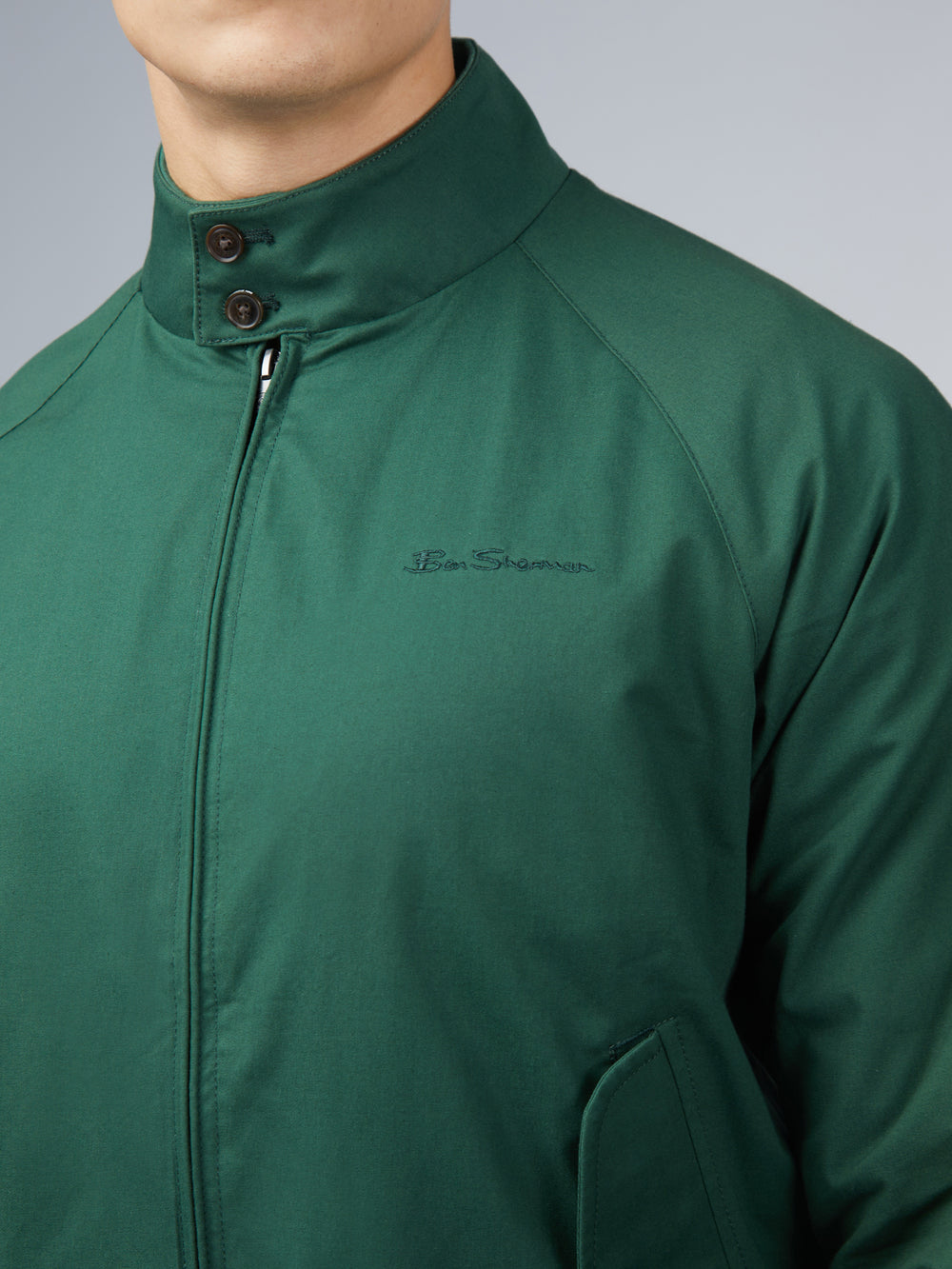 Ben Sherman Signature Harrington Jackets Green | XFNQL-2075