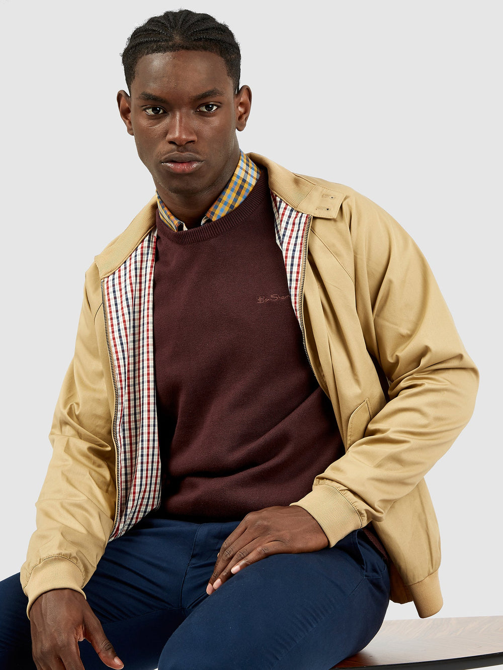 Ben Sherman Signature Harrington Jackets Brown | VQNOR-0516