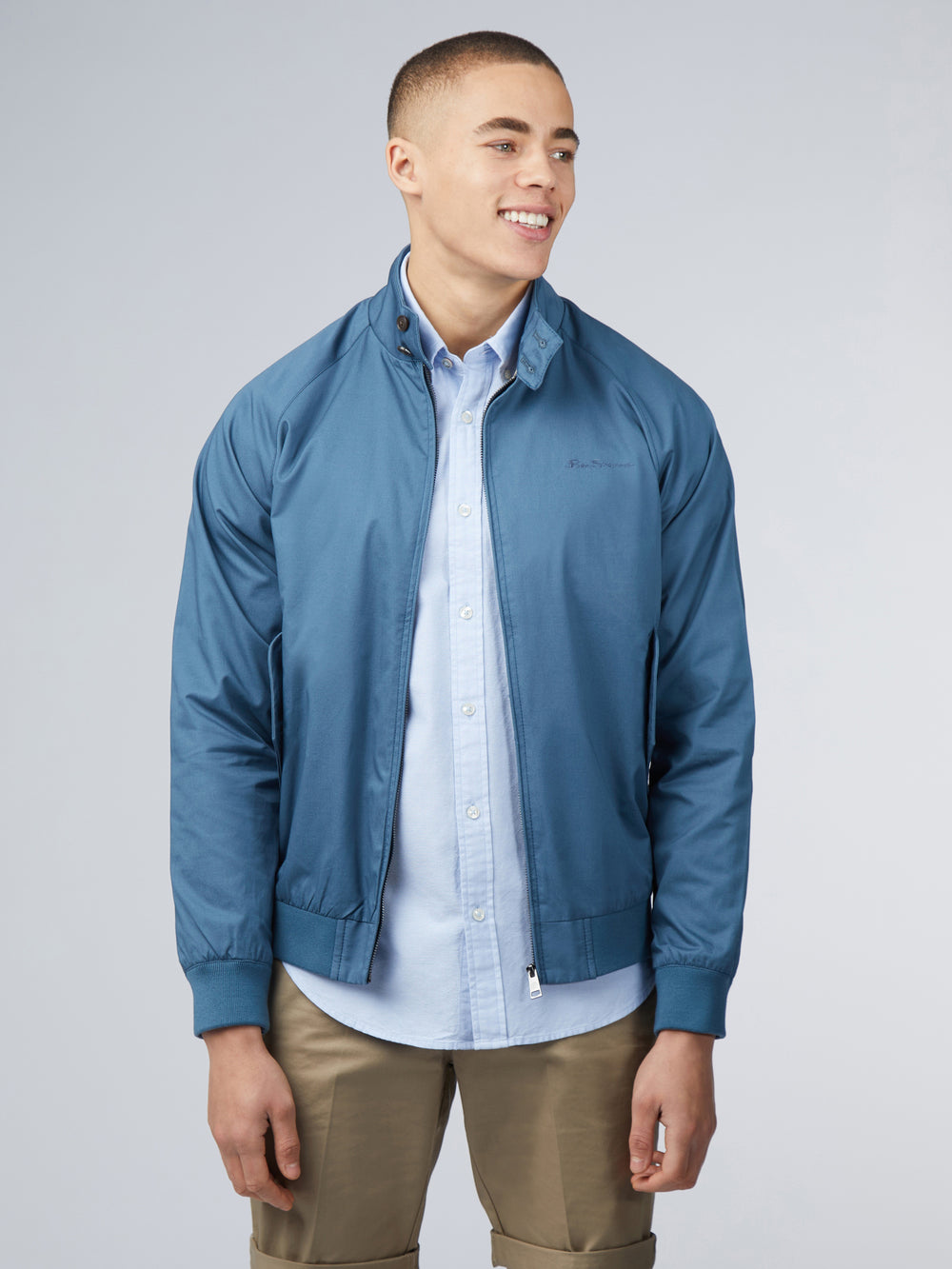 Ben Sherman Signature Harrington Jackets Turquoise | KRZAL-2830