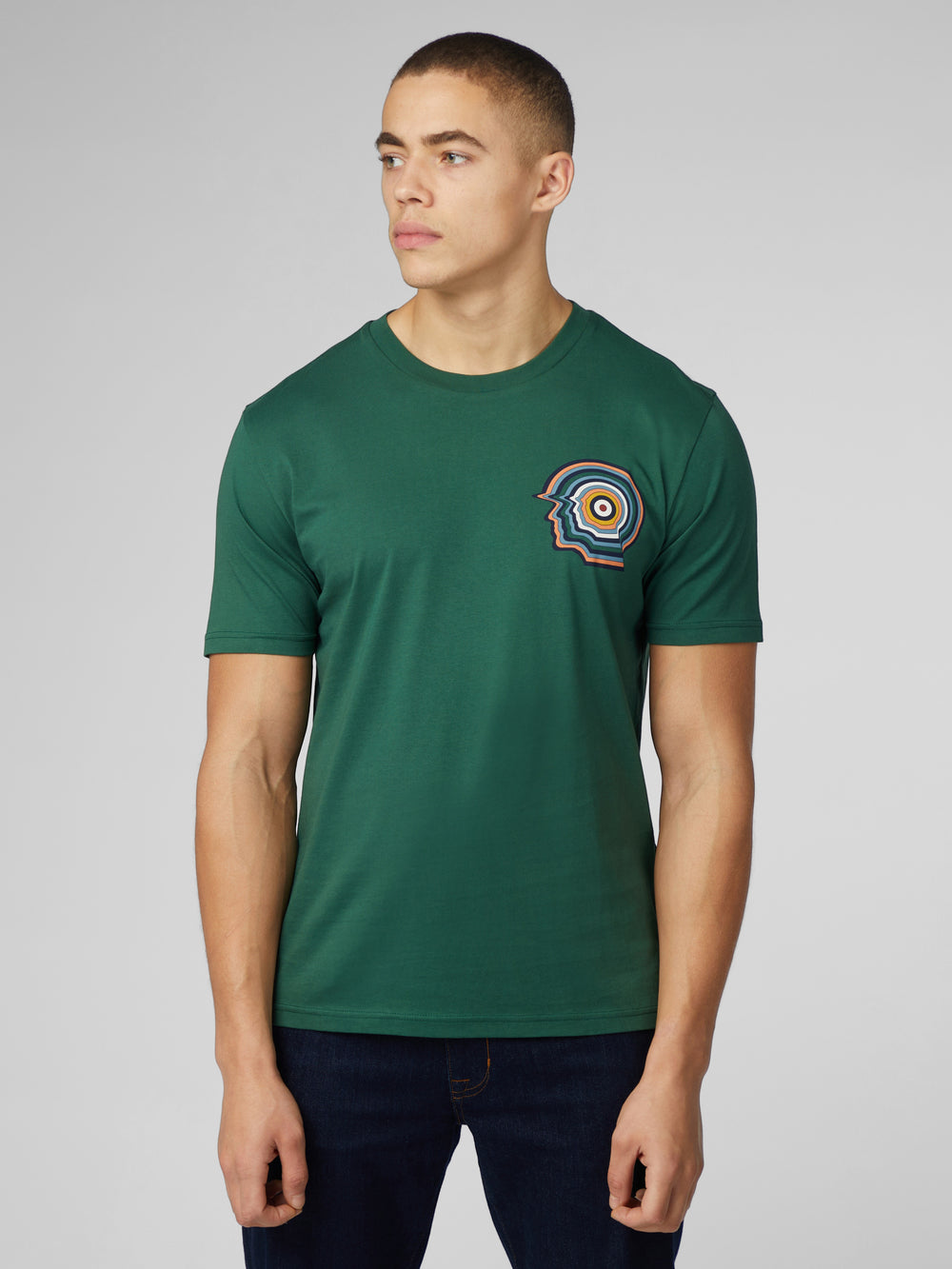 Ben Sherman Signature Mod Head T-Shirt Green | SEPHQ-9328