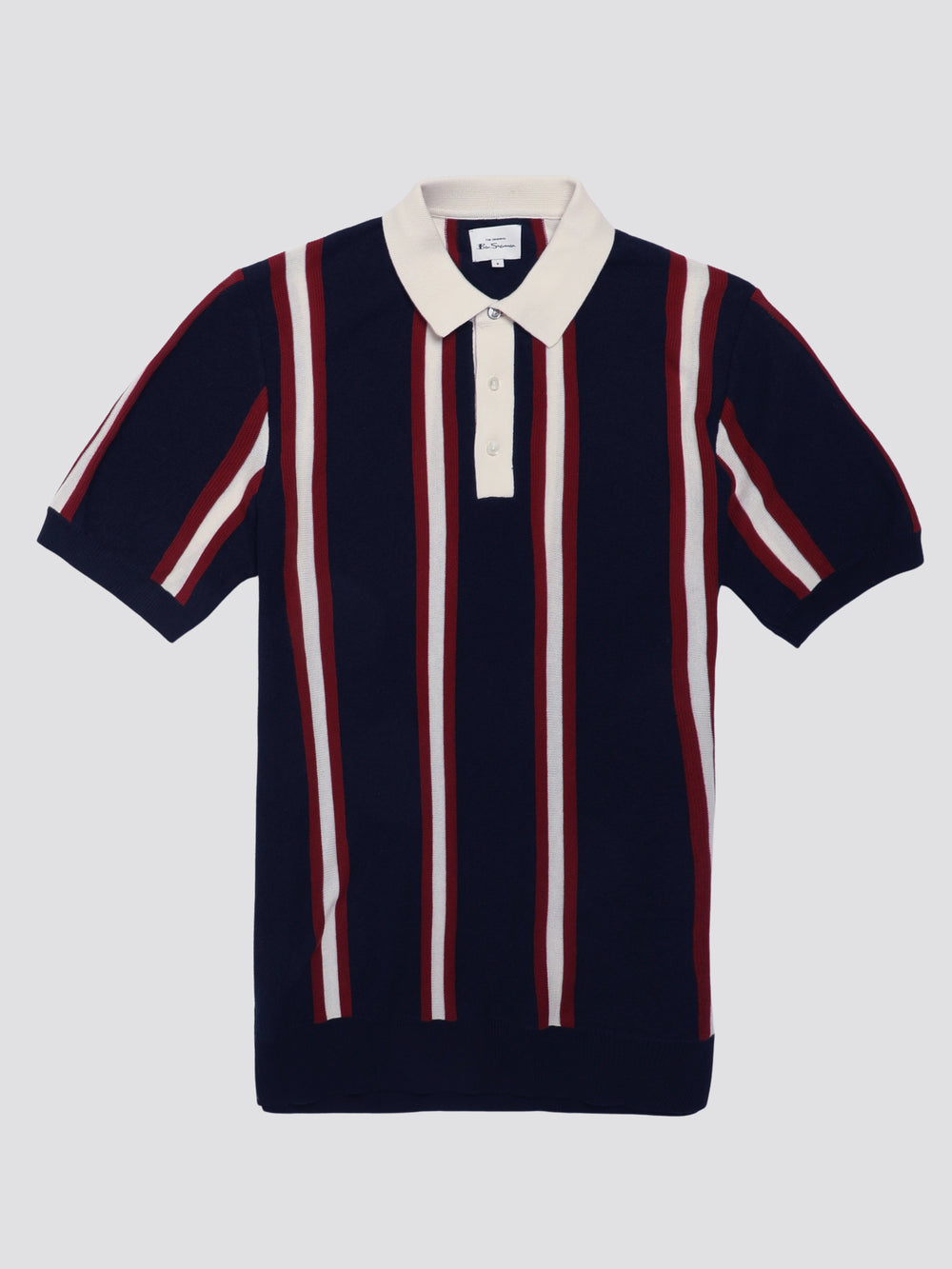 Ben Sherman Signature Mod Rugby Knitwear Navy | QJWHO-6074