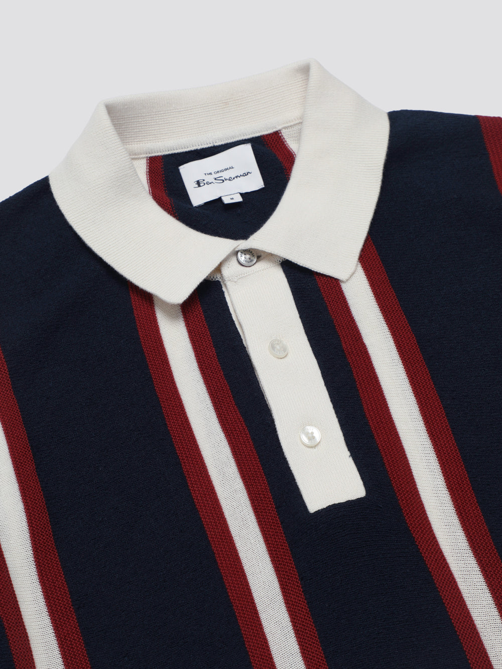 Ben Sherman Signature Mod Rugby Knitwear Navy | QJWHO-6074