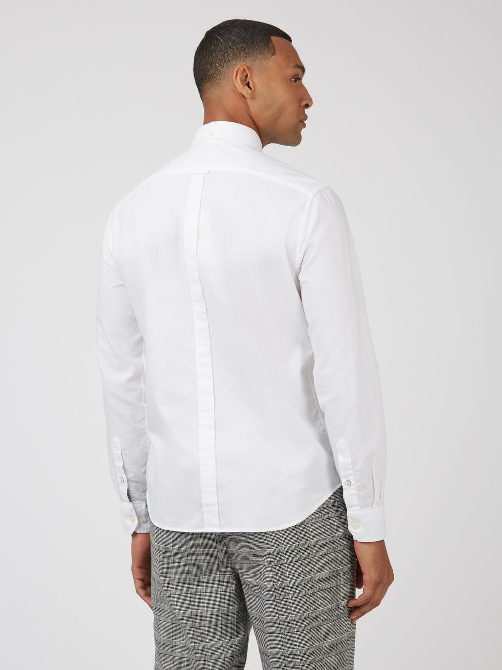 Ben Sherman Signature Organic Long-Sleeve Oxford Shirts White | NCIBD-6813