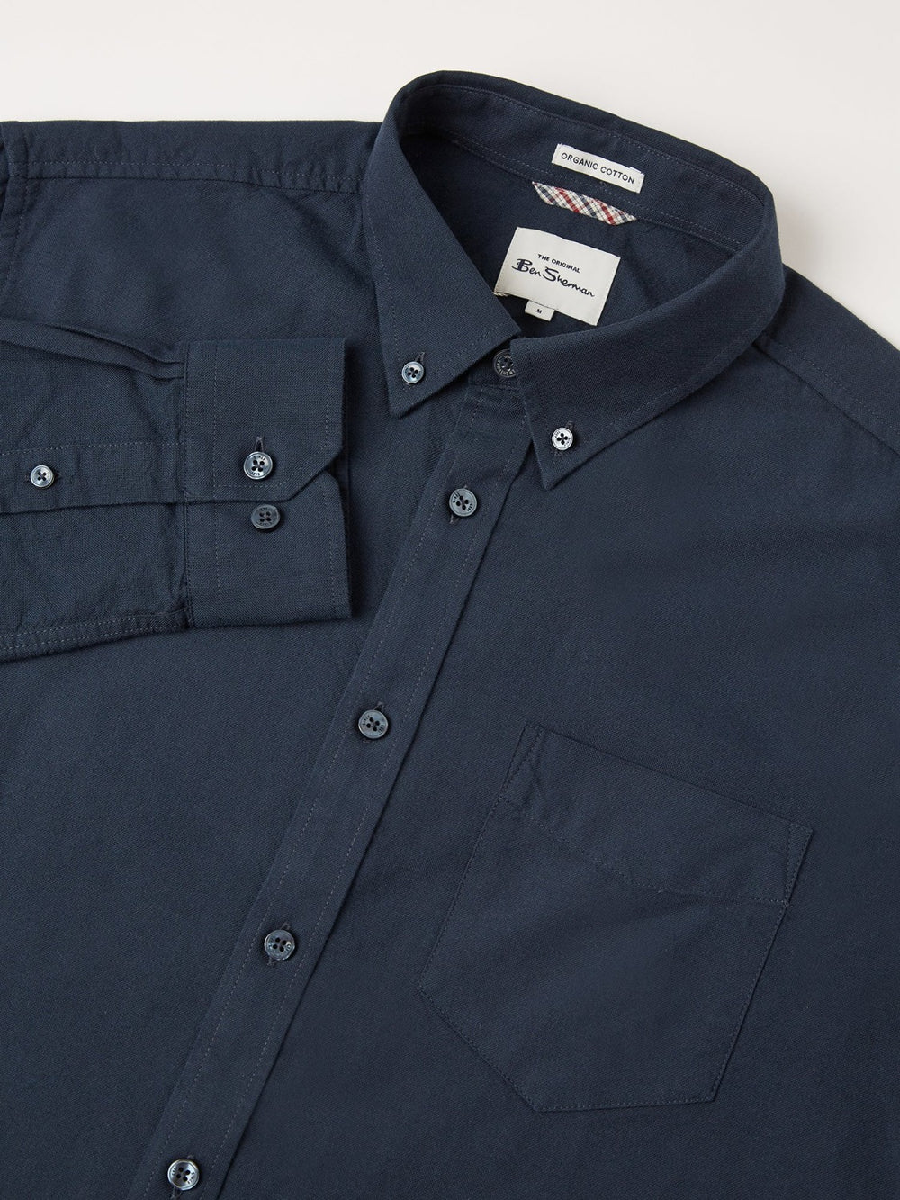 Ben Sherman Signature Organic Oxford Shirts Navy | FPBLW-0916