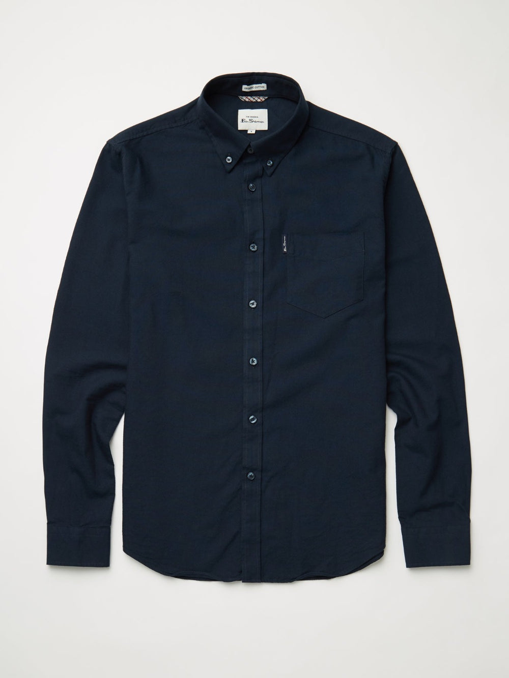 Ben Sherman Signature Organic Oxford Shirts Navy | FPBLW-0916