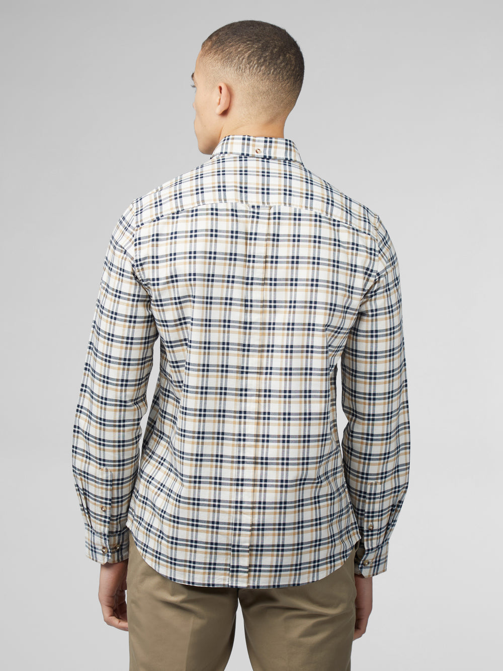 Ben Sherman Signature Oxford Check Shirts White | EVUKY-5962