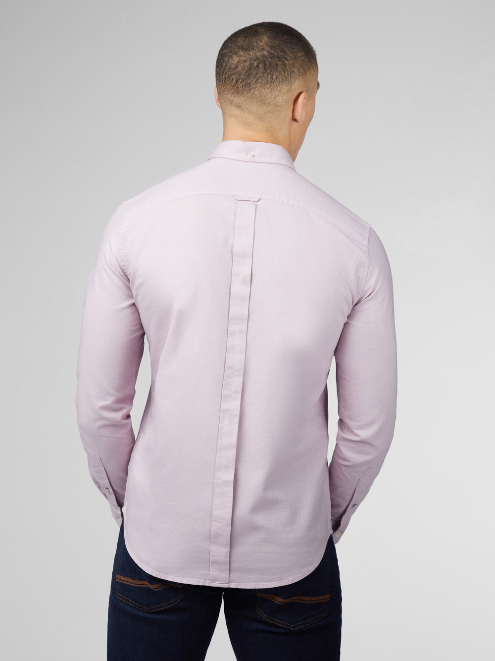 Ben Sherman Signature Oxford Long Sleeve Shirts Purple | OEJKF-6325