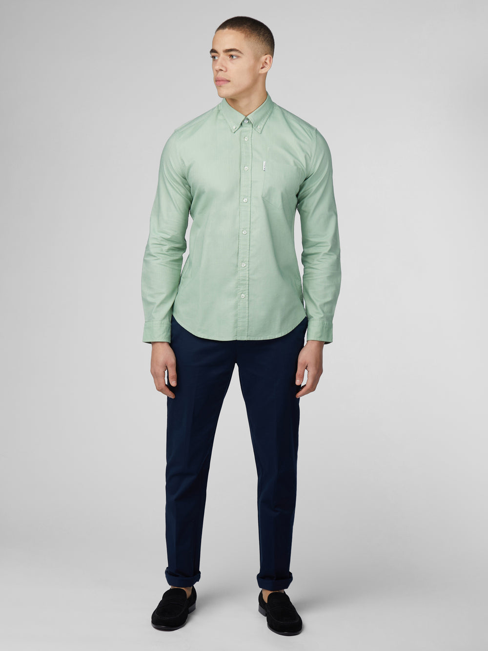 Ben Sherman Signature Oxford Shirts Green | XHOCK-2873