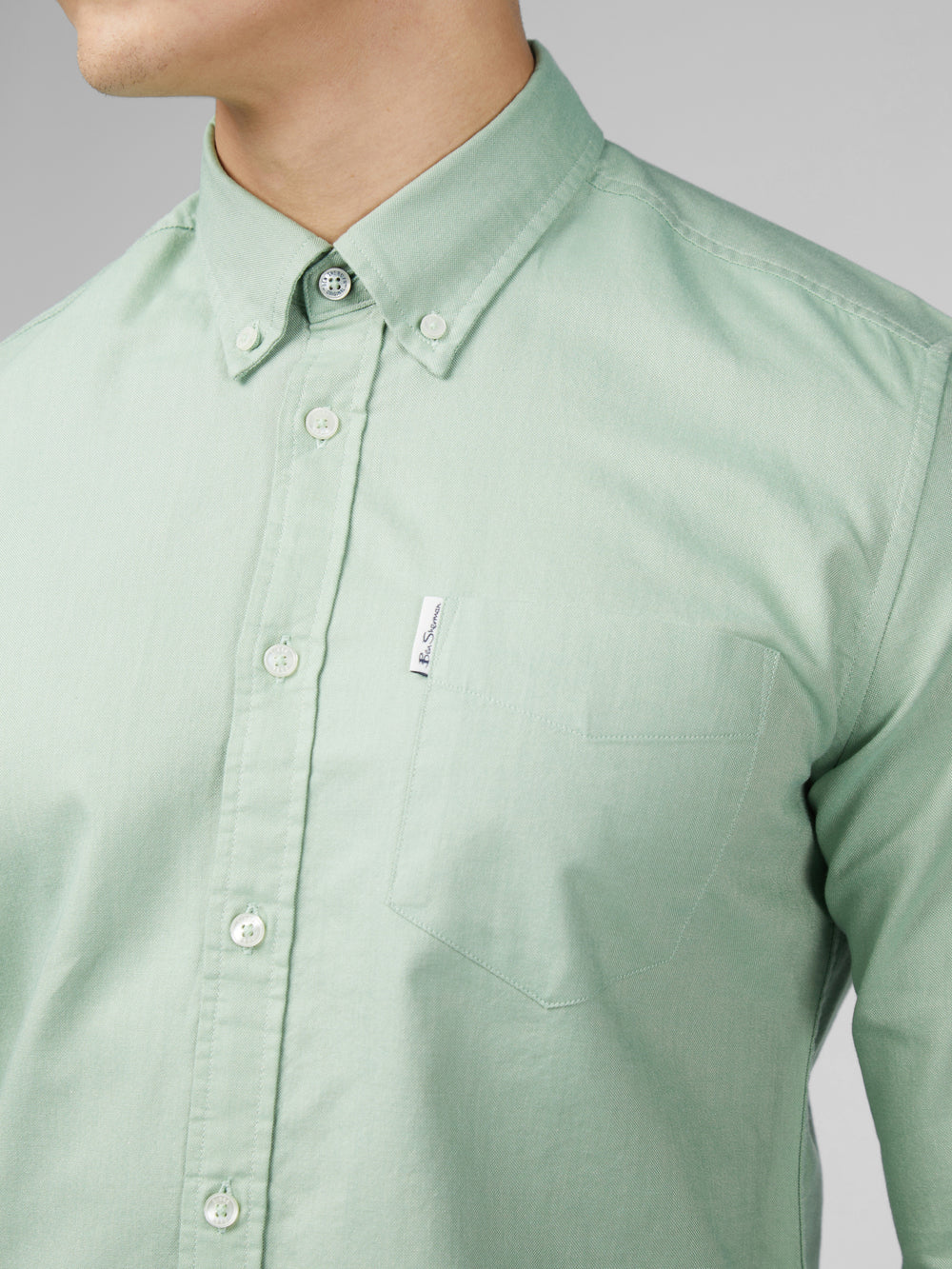 Ben Sherman Signature Oxford Shirts Green | XHOCK-2873