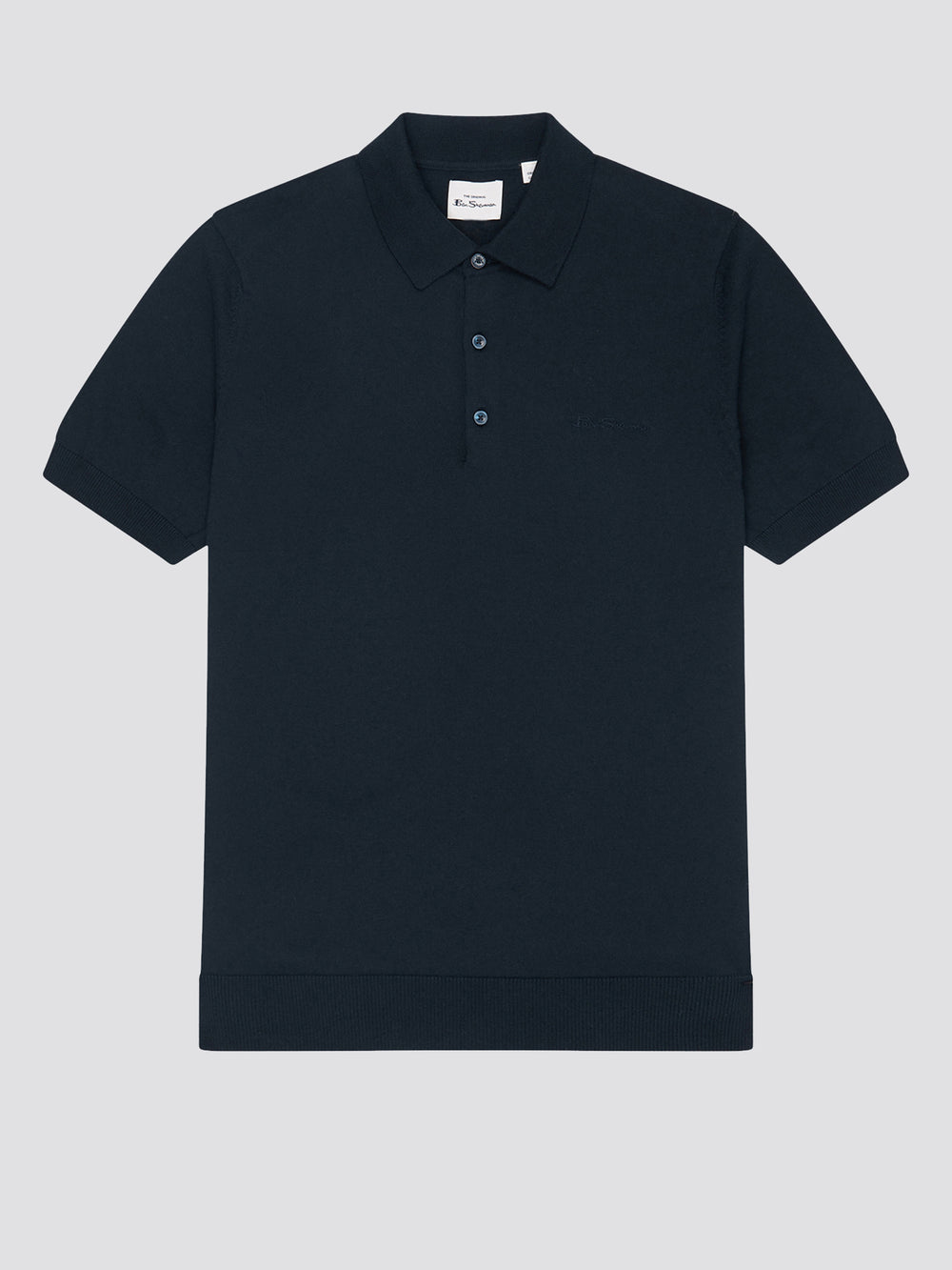 Ben Sherman Signature Polo Neck Sweaters Navy | LMGAF-3691