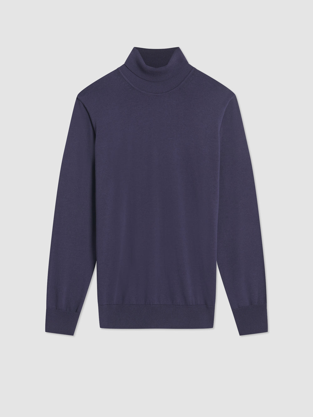 Ben Sherman Signature Roll Neck Knitwear Purple | KCQUN-1059