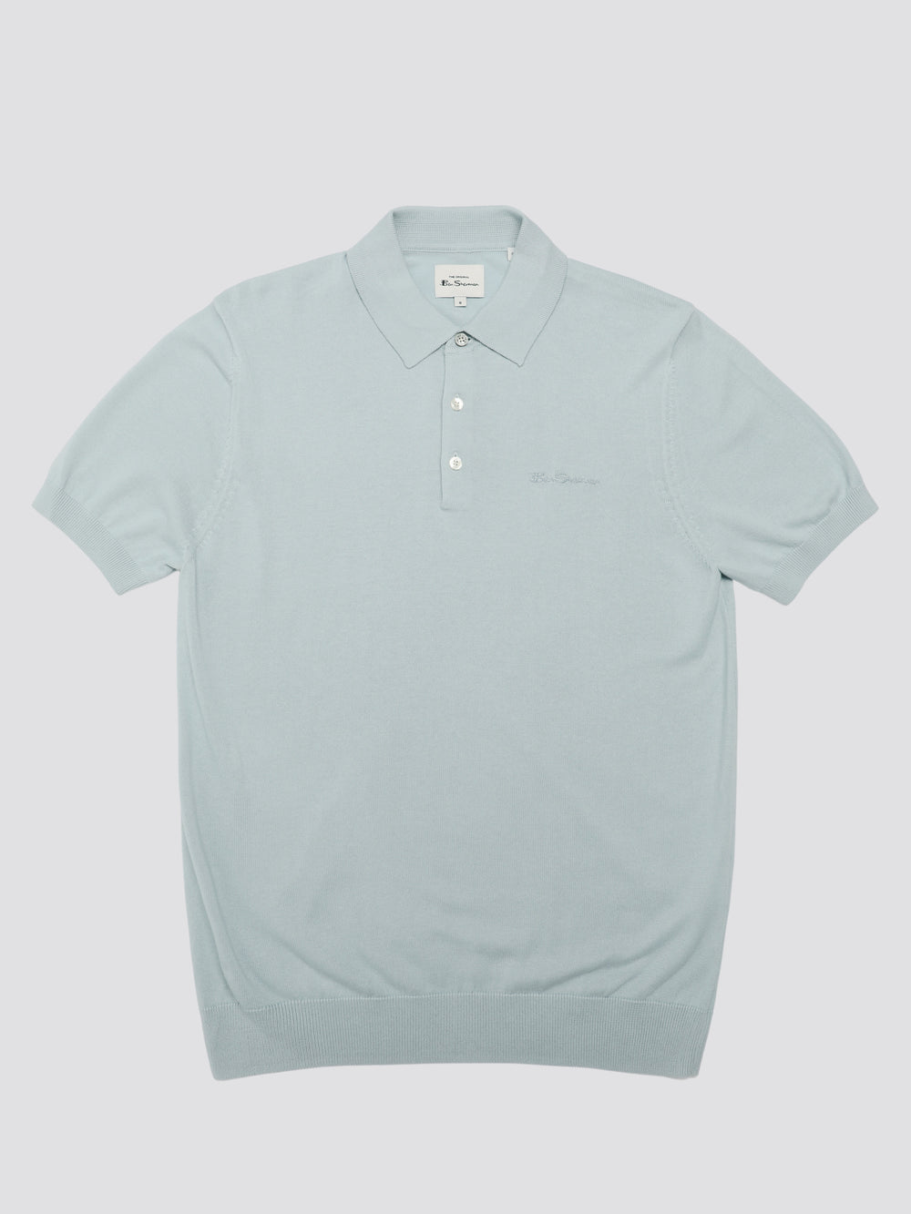 Ben Sherman Signature Short Sleeve Polo Knitwear Blue | OIYMK-2561