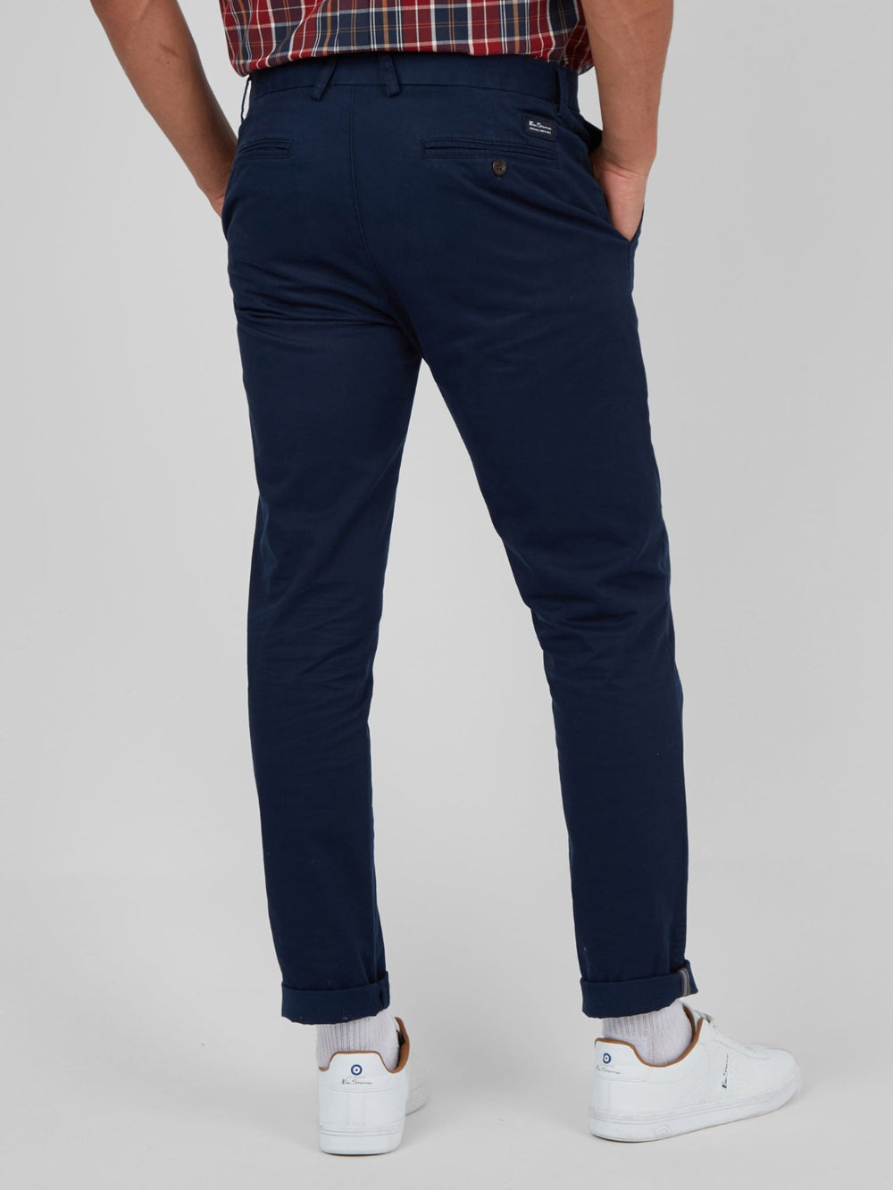 Ben Sherman Signature Skinny Stretch Chino Pants Navy | PENHG-6352