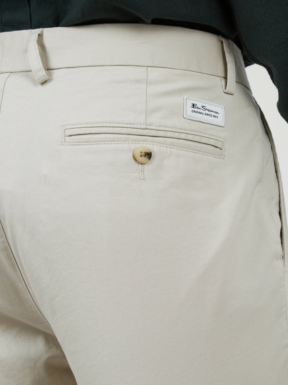 Ben Sherman Signature Skinny Stretch Chino Pants White | PCMHK-2075