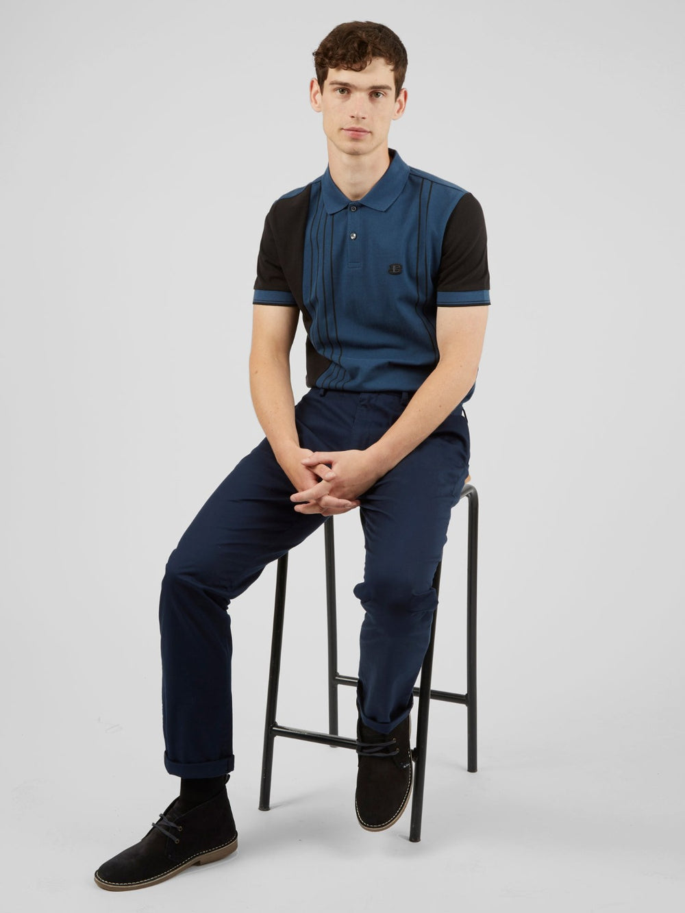 Ben Sherman Signature Slim Stretch Chino Pants Navy | IZJVB-0473