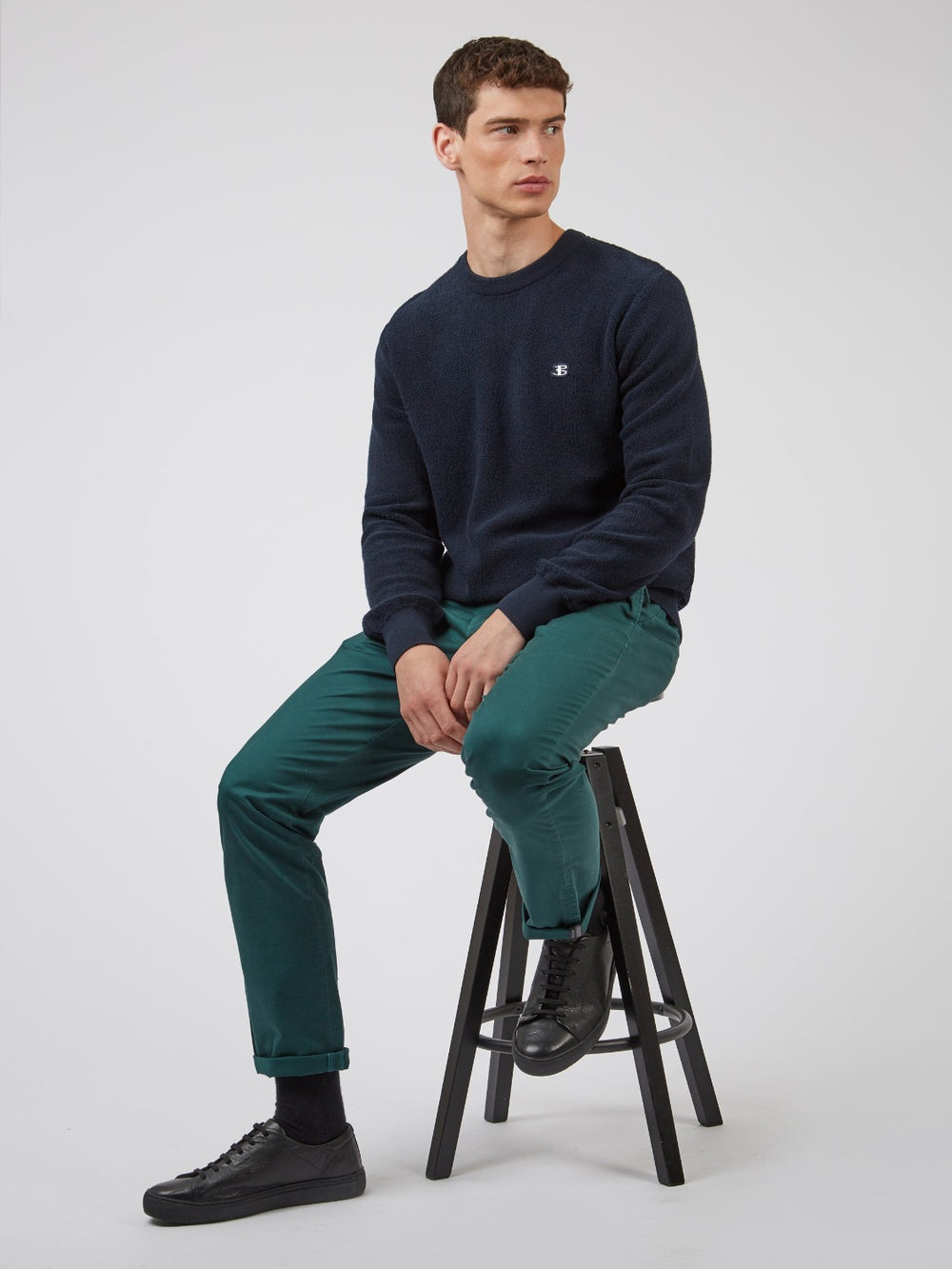 Ben Sherman Signature Slim Stretch Chino Pants Green | ZAHOW-2607