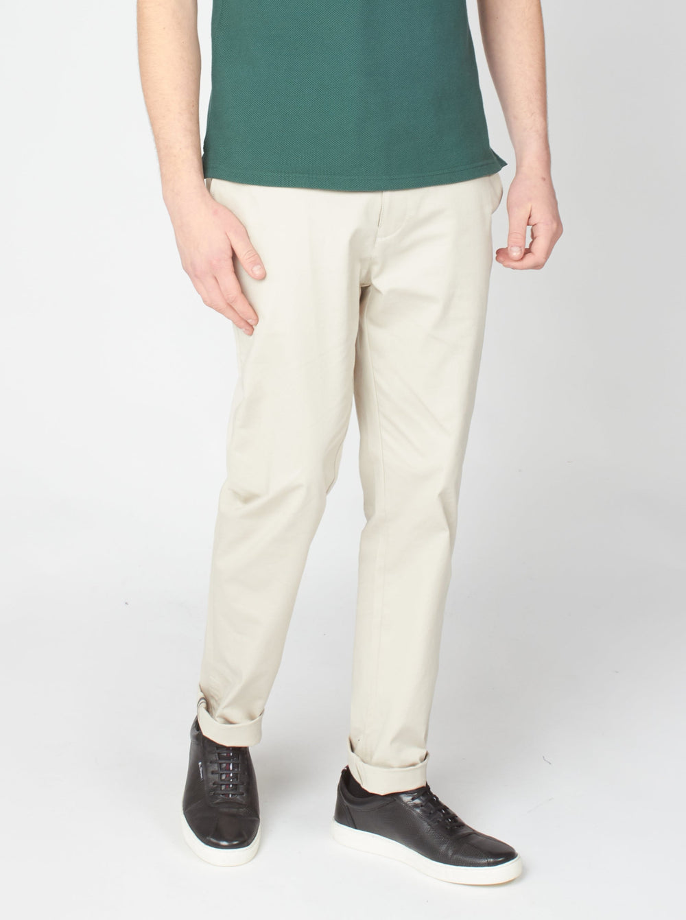 Ben Sherman Signature Slim Stretch Chino Pants White | ABCJZ-6105