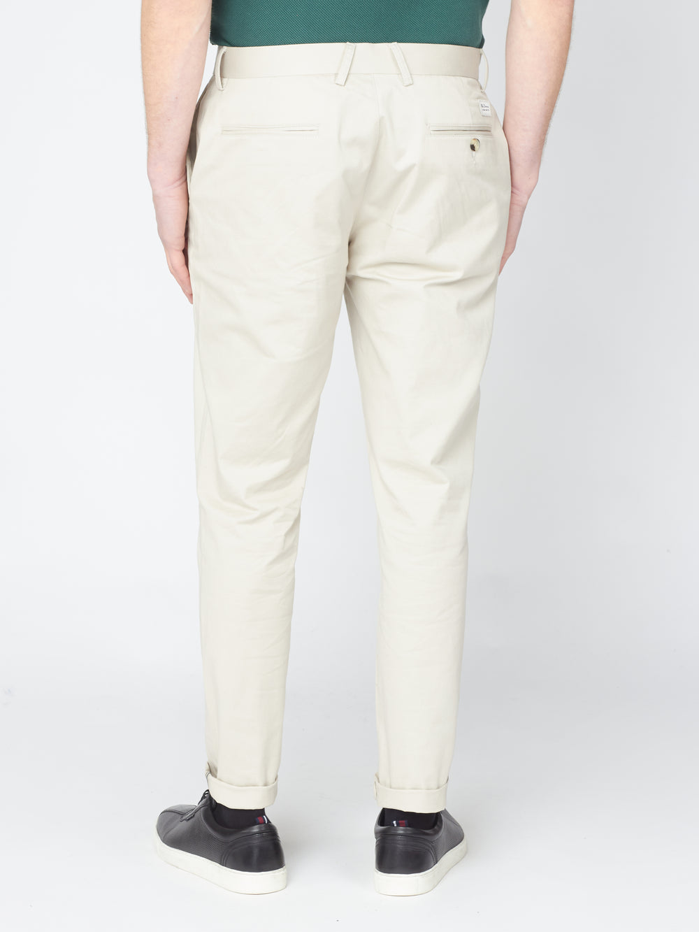 Ben Sherman Signature Slim Stretch Chino Pants White | ABCJZ-6105