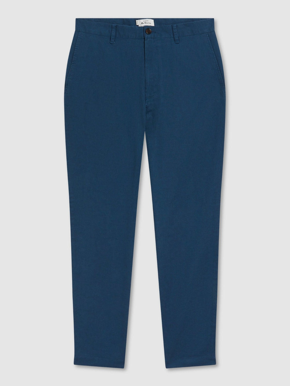 Ben Sherman Signature Slim Taper Linen Pants Blue | ULENQ-9813