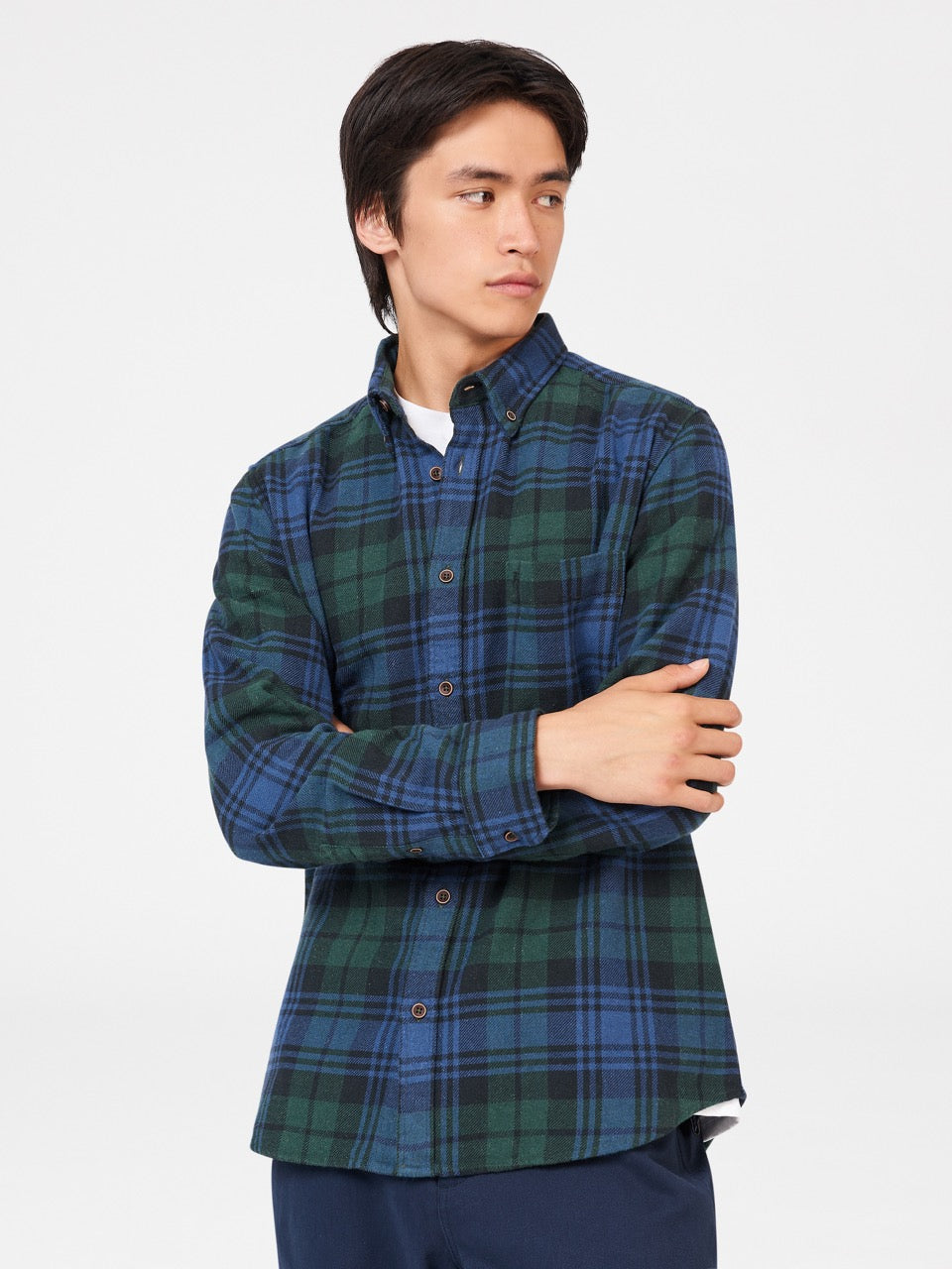 Ben Sherman Signature Tartan Check Shirts Green | OFXBR-9407