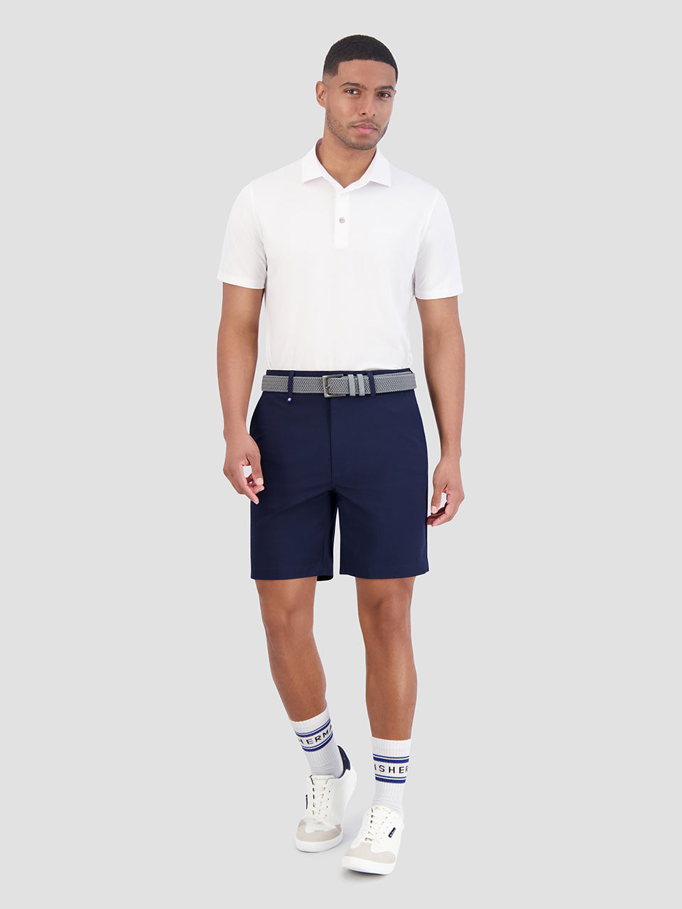 Ben Sherman Solid Air Pique Sports Fit Polo Shirts White | BKOSL-3876