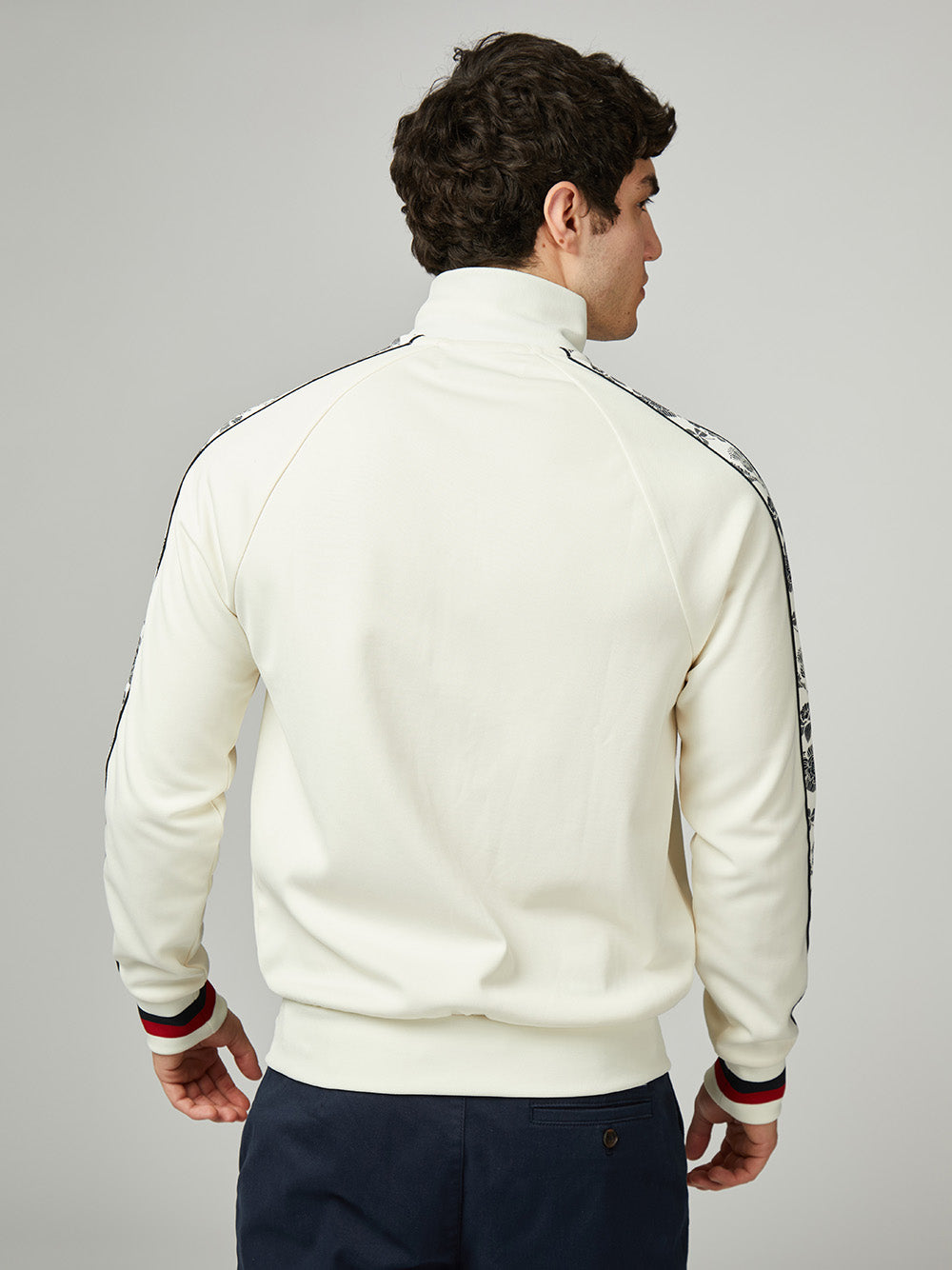 Ben Sherman Team GB Taped Track Top Jackets White | VLYQM-7589