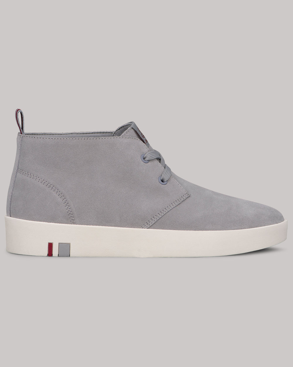 Ben Sherman Thames Chukka Boots White / Red | ENURC-5078