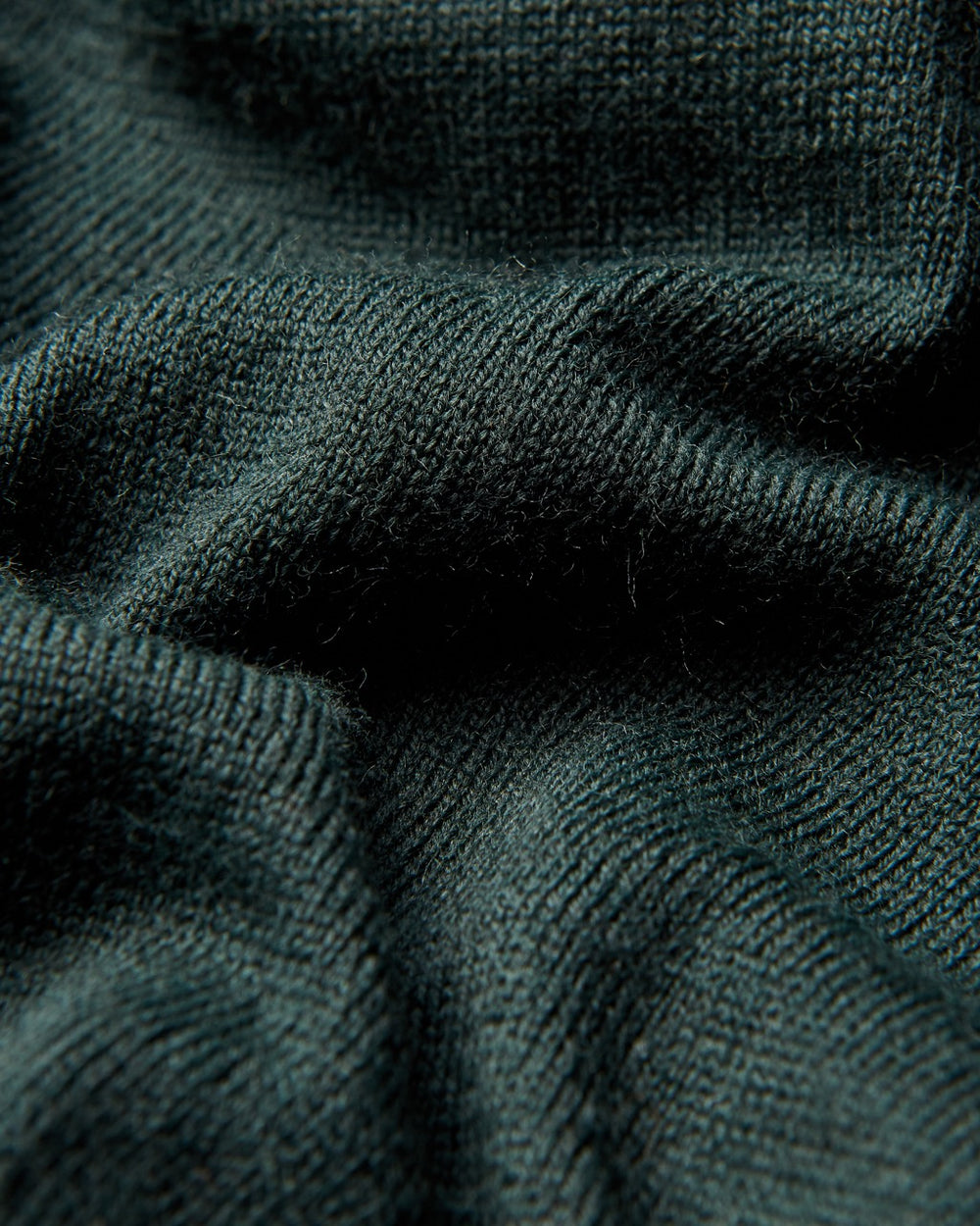 Ben Sherman Tipped Merino Polo Neck Sweaters Dark Green | EIKVC-8412