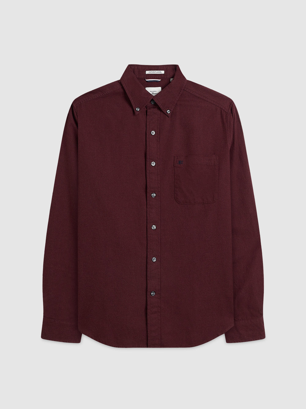 Ben Sherman Uniform Flannel Shirts Burgundy / Navy / Beige | COHIF-7691