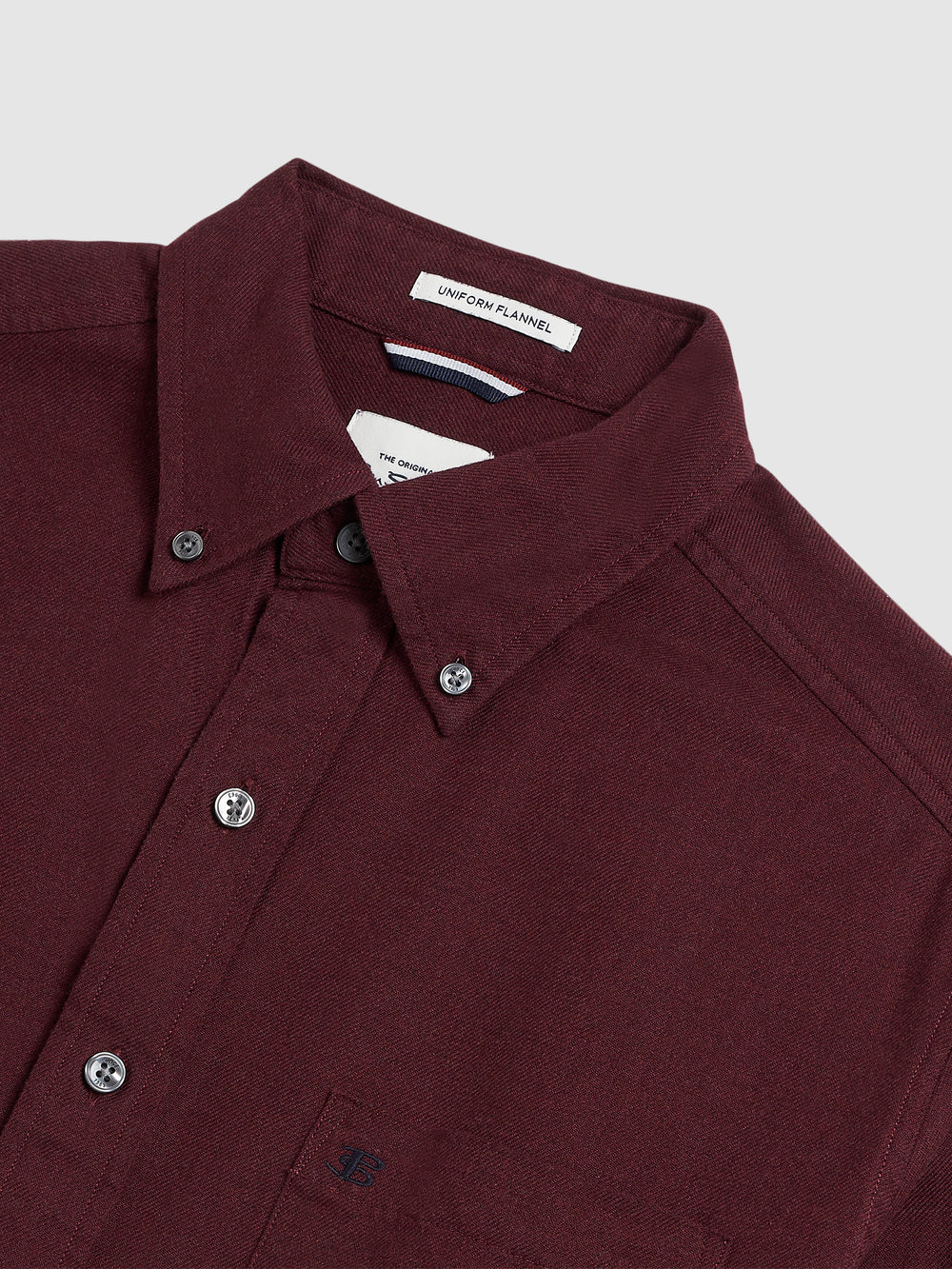 Ben Sherman Uniform Flannel Shirts Burgundy / Navy / Beige | COHIF-7691