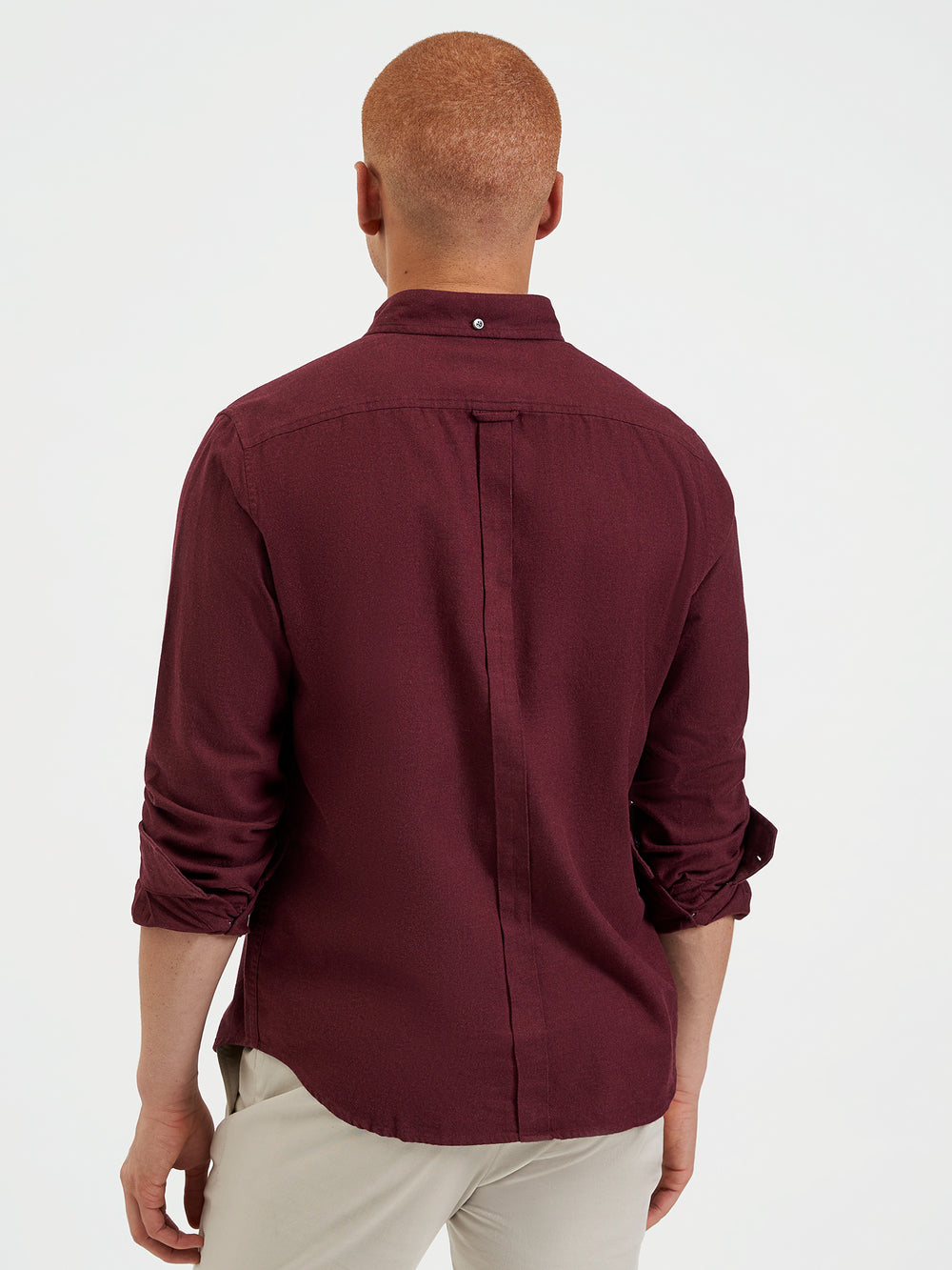 Ben Sherman Uniform Flannel Shirts Burgundy / Navy / Beige | COHIF-7691