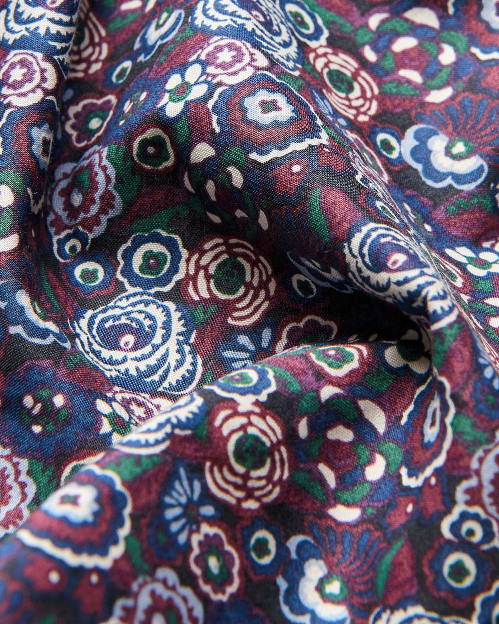 Ben Sherman Winter Floral Shirts Purple | HGPNJ-4061